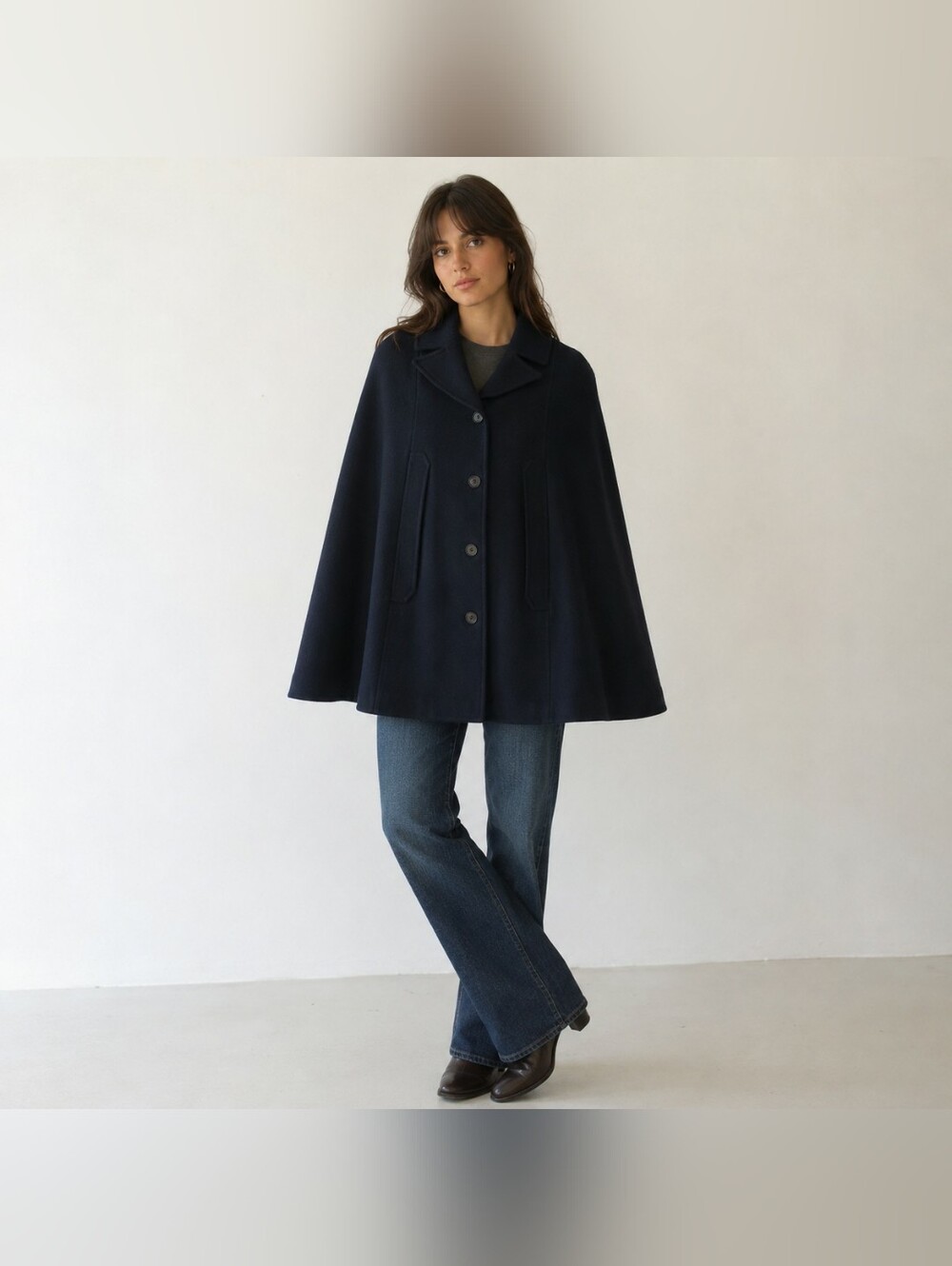 Pendleton Cape Vintage 1970s Wool Classy USA Made Blue READ FOR SIZING